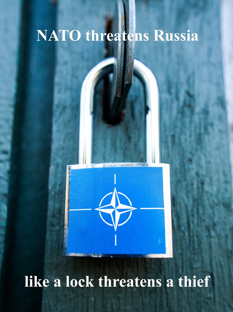 NATO threatens Russia like a lock threatens a thief
