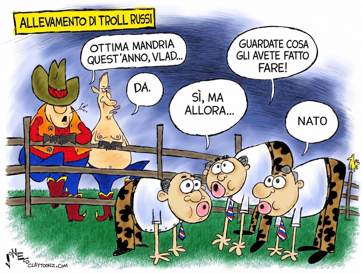 Una fabbrica di troll vatnik